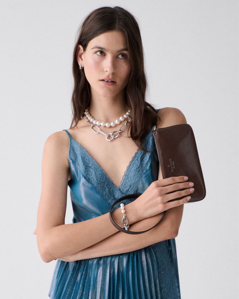 Kate Spade Outlet Gemini Shiny Leather Mini Bag - Preorder