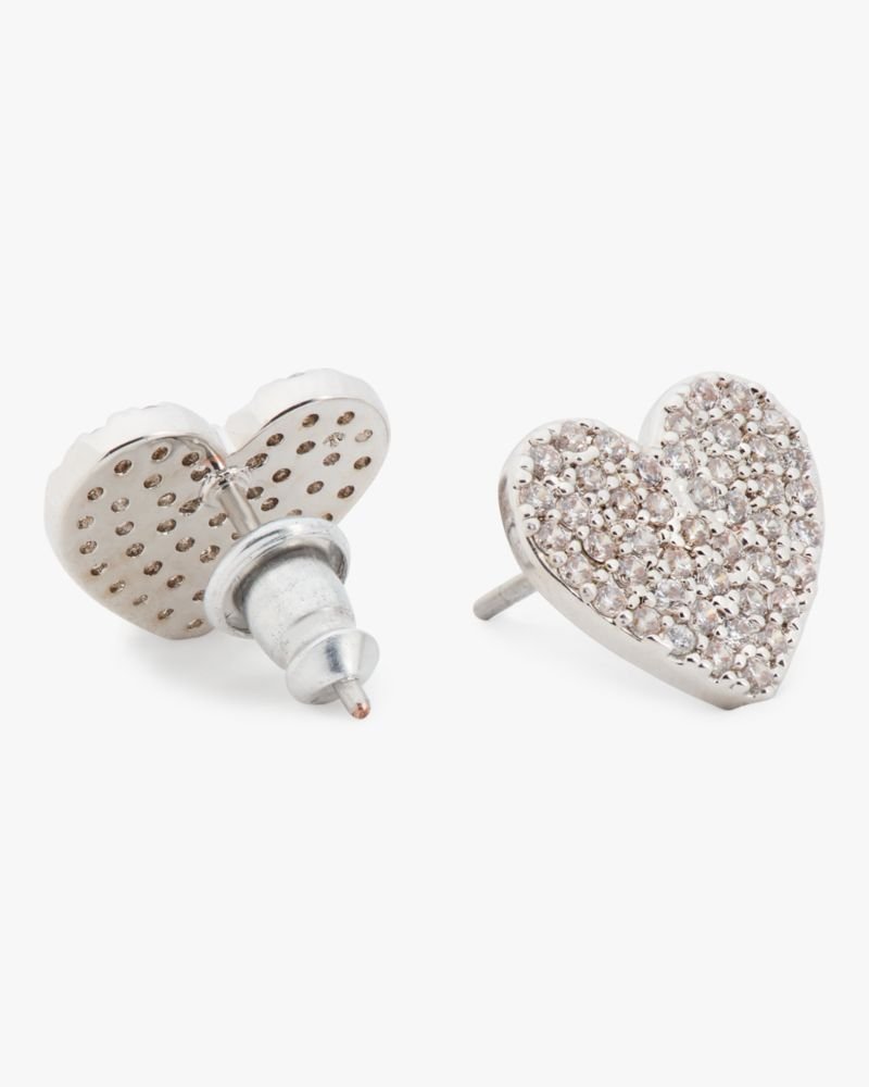 Kate Spade Outlet Yours Truly Pave Heart Studs - Preorder