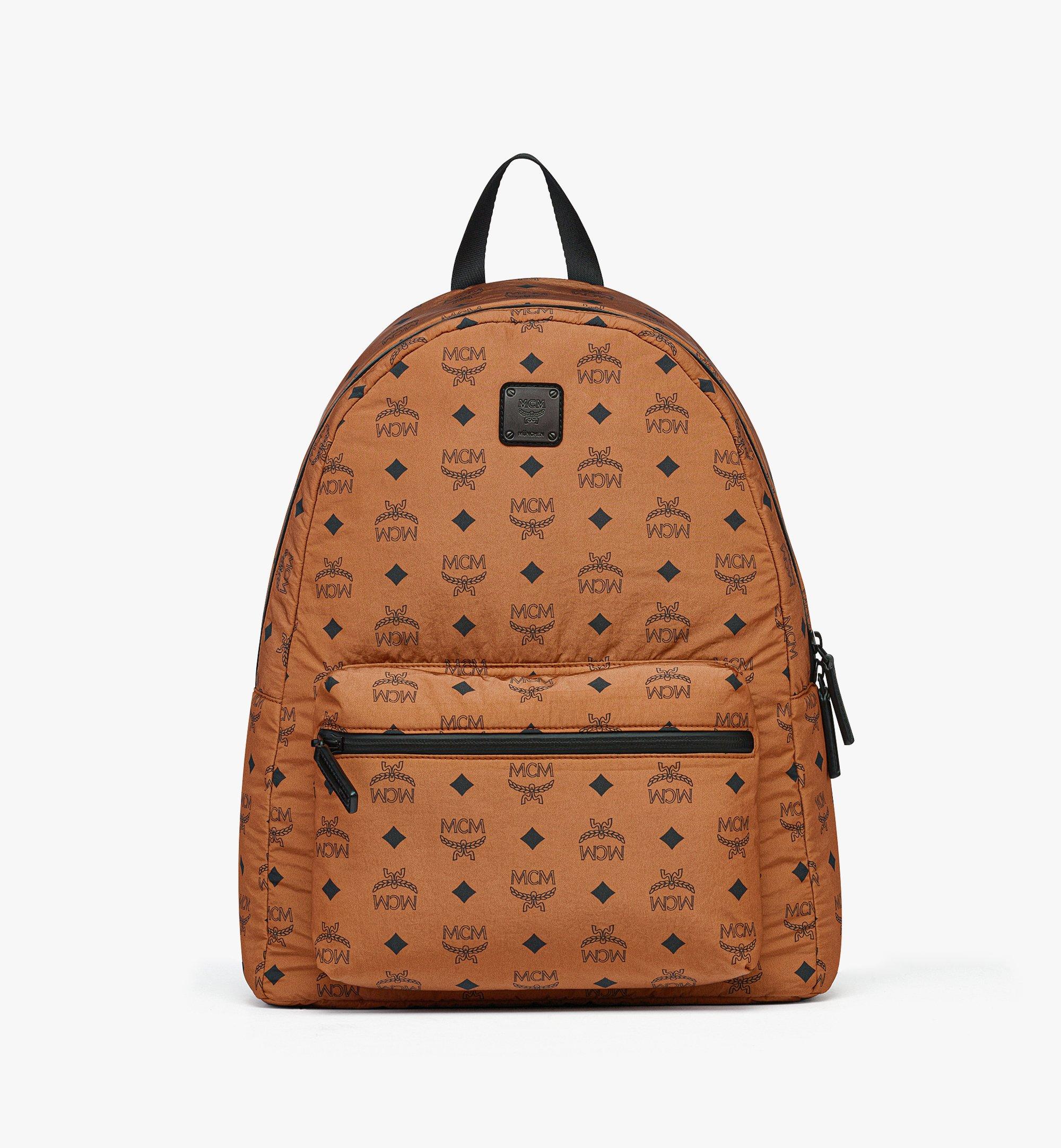 MCM Medium Stark Packable Backpack Monogram Nylon Malaysia