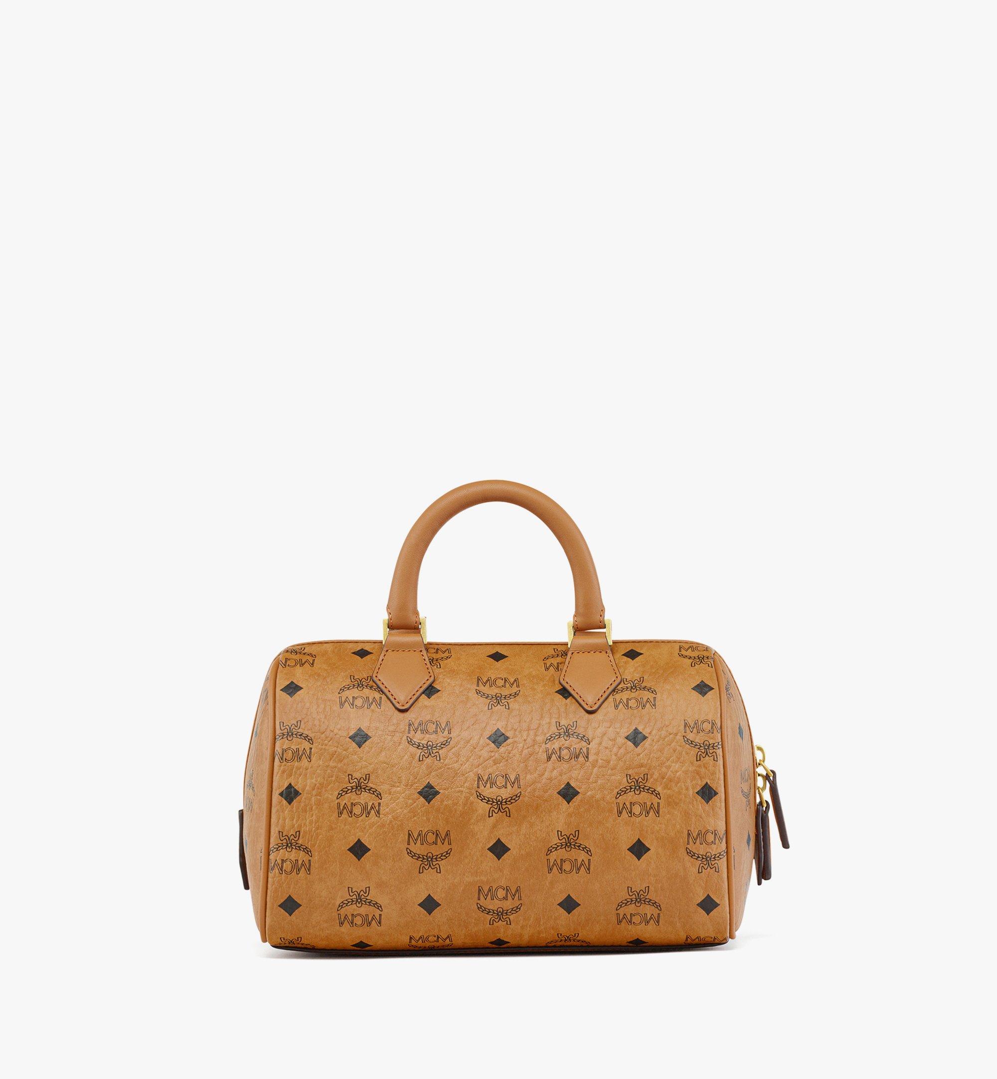 MCM Small Ella Boston Bag in Disco Visetos CO001 Autumn Winter 2026
