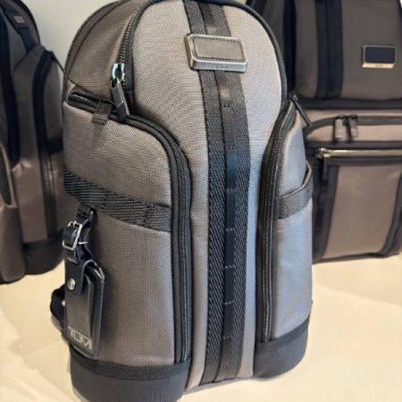 TUMI Large Sling With Tablet - Outlet Physical Store - Preorder — Castle Rock Grey
