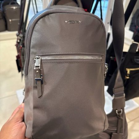 TUMI Nancy Convertible Sling - Outlet Physical Store - Preorder — Zinc