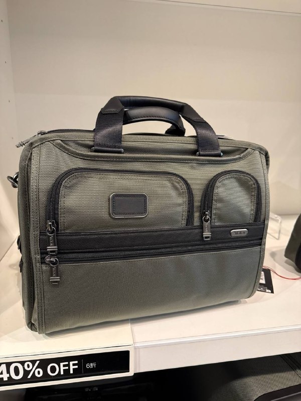 TUMI Expandable Organizer Laptop Brief - Outlet Physical Store - Preorder