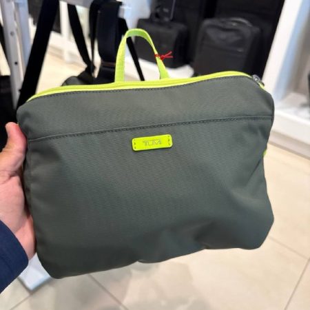 TUMI Packable Backpack - Outlet Physical Store - Preorder — Green/Lime